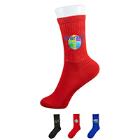 Recycled Full Color Athletic Crew Sock